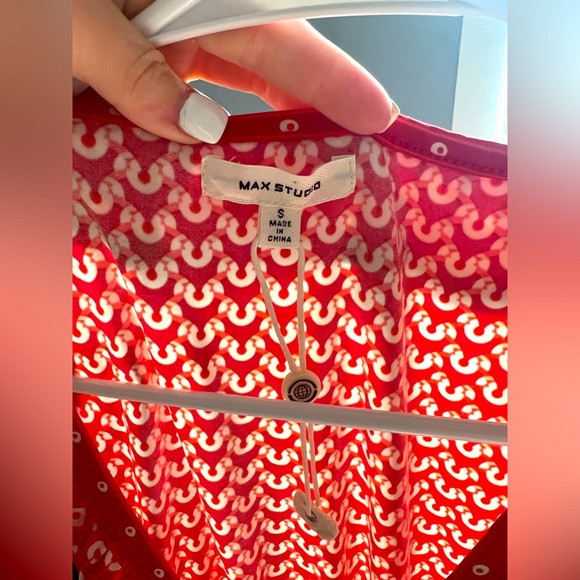 Max Studio midi pattern dress size Small - Picture 3 of 3